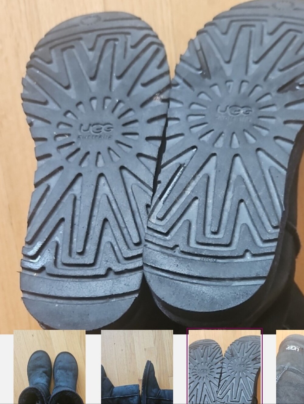 UGG Black Suede Footwear